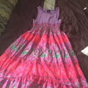 A long in back short in front dress